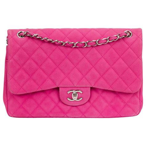 chanel hot pink flap bag|pink Chanel bag price.